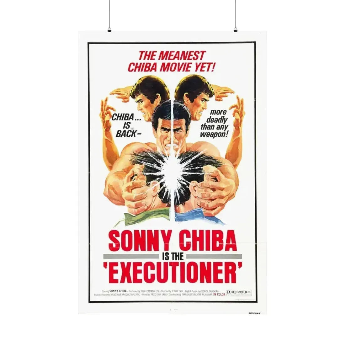 EXECUTIONER 1974 - Paper Movie Poster 36" x 54" Matte - The Sticker Space