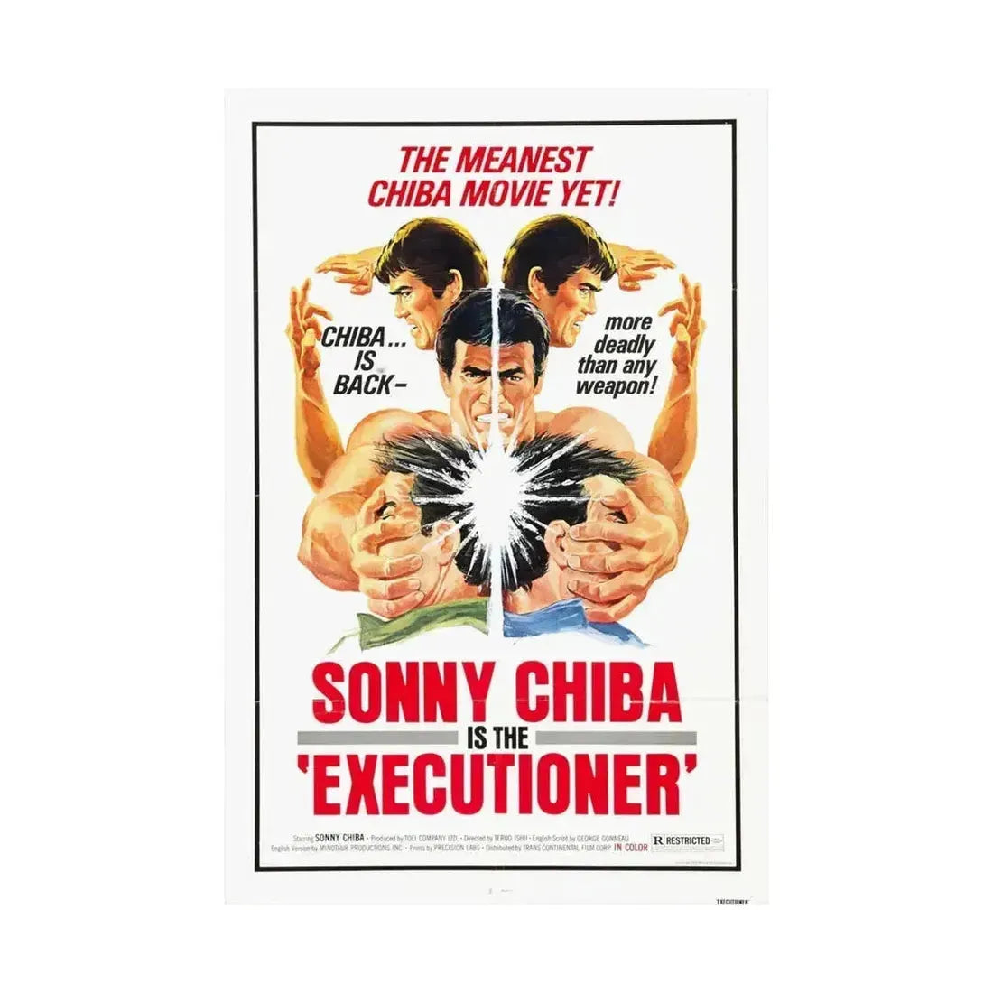 EXECUTIONER 1974 - Paper Movie Poster - The Sticker Space