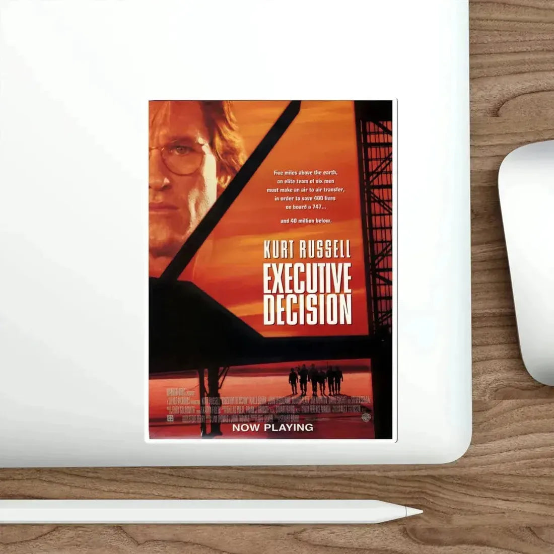 Executive Decision 1996 Movie Poster STICKER Vinyl Die-Cut Decal - The Sticker Space