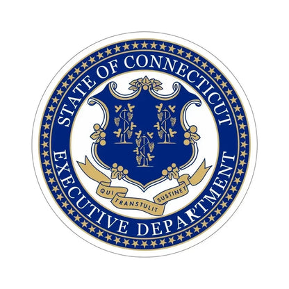 Executive Department of Connecticut STICKER Vinyl Die-Cut Decal - The Sticker Space