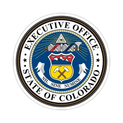 Executive Office of Colorado STICKER Vinyl Die-Cut Decal 3 Inch - The Sticker Space