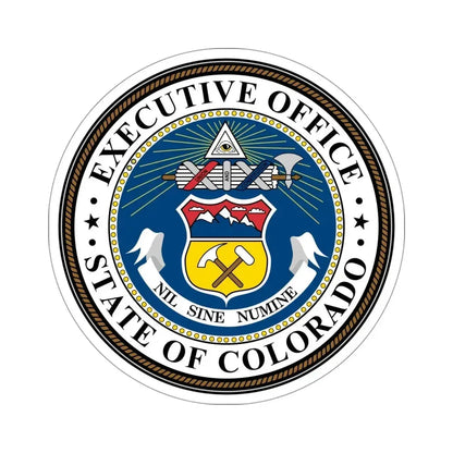 Executive Office of Colorado STICKER Vinyl Die-Cut Decal 4 Inch - The Sticker Space