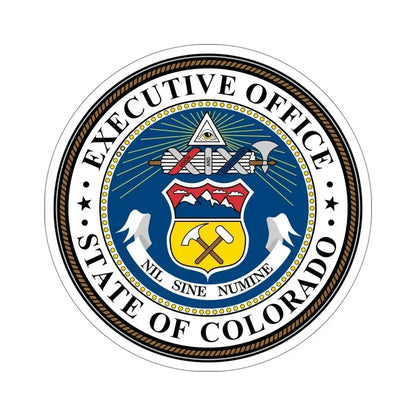 Executive Office of Colorado STICKER Vinyl Die-Cut Decal 5 Inch - The Sticker Space