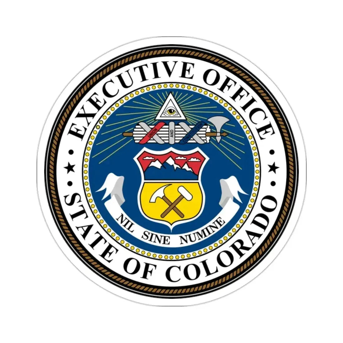 Executive Office of Colorado STICKER Vinyl Die-Cut Decal - The Sticker Space