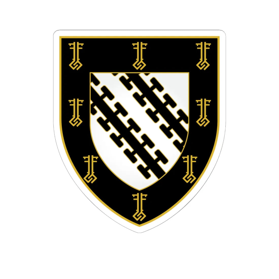 Exeter College Oxford Coat Of Arms (England) (Coat of Arms) STICKER Vinyl Kiss-Cut Decal - The Sticker Space