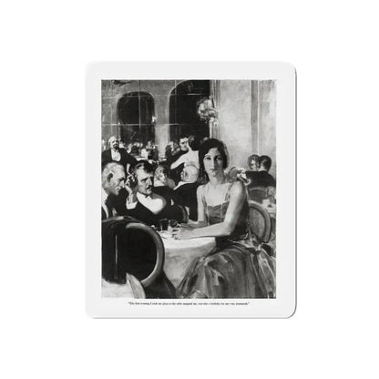 Exiles of the Sky (2), Redbook magazine, December 1926 (Magazine Illustration) Refrigerator Magnet 5 Inch Die-Cut - The Sticker Space