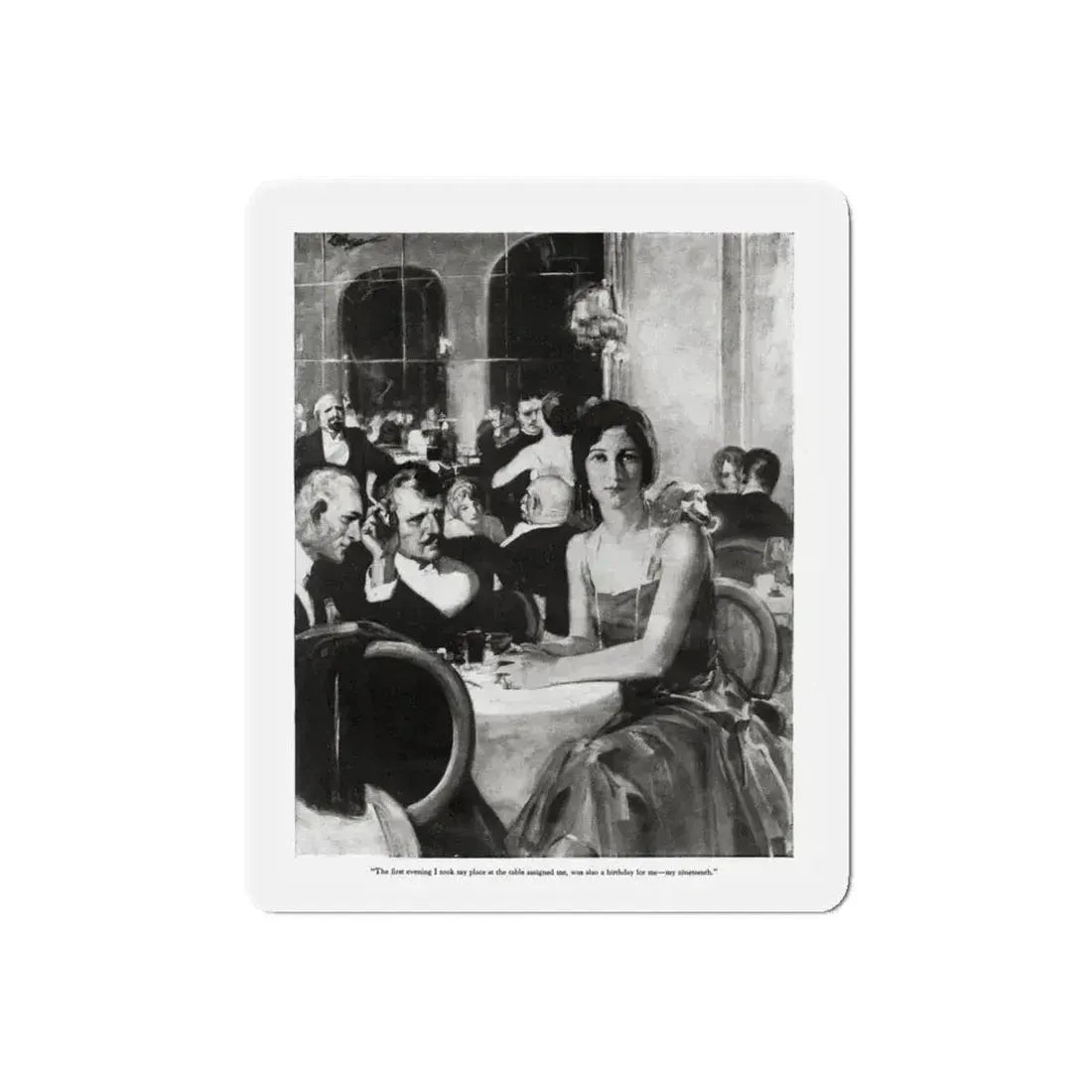 Exiles of the Sky (2), Redbook magazine, December 1926 (Magazine Illustration) Refrigerator Magnet - The Sticker Space