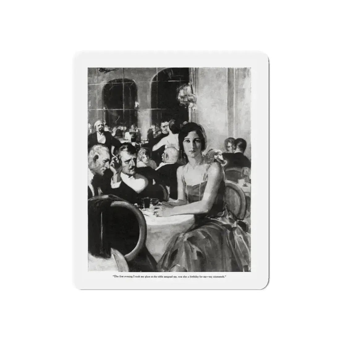 Exiles of the Sky (2), Redbook magazine, December 1926 (Magazine Illustration) Refrigerator Magnet - The Sticker Space