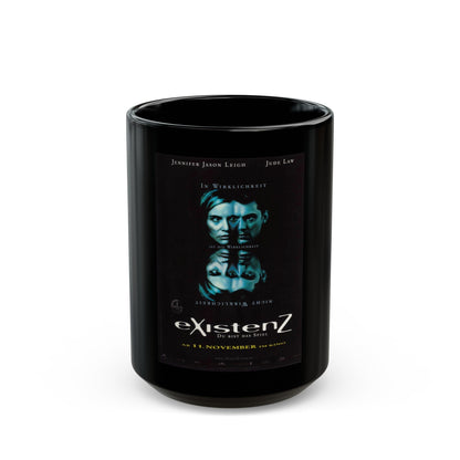 EXISTENZ (GERMAN) 1999 Movie Poster - Black Coffee Mug-15oz-The Sticker Space