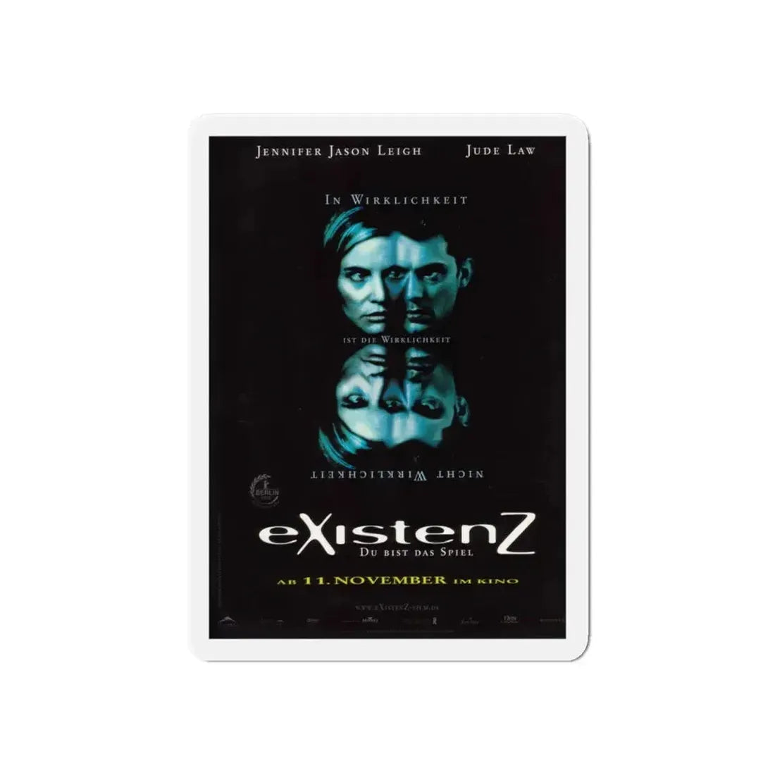 EXISTENZ (GERMAN) 1999 Movie Poster - Refrigerator Magnet - The Sticker Space