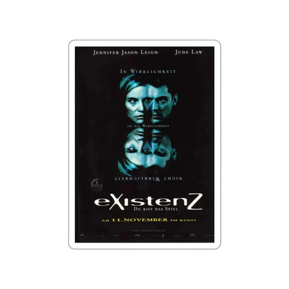 EXISTENZ (GERMAN) 1999 Movie Poster STICKER Vinyl Die-Cut Decal 3 Inch - The Sticker Space