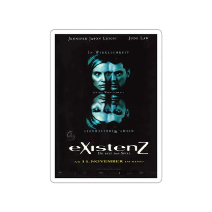 EXISTENZ (GERMAN) 1999 Movie Poster STICKER Vinyl Die-Cut Decal - The Sticker Space