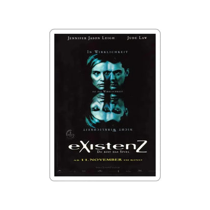 EXISTENZ (GERMAN) 1999 Movie Poster STICKER Vinyl Die-Cut Decal - The Sticker Space
