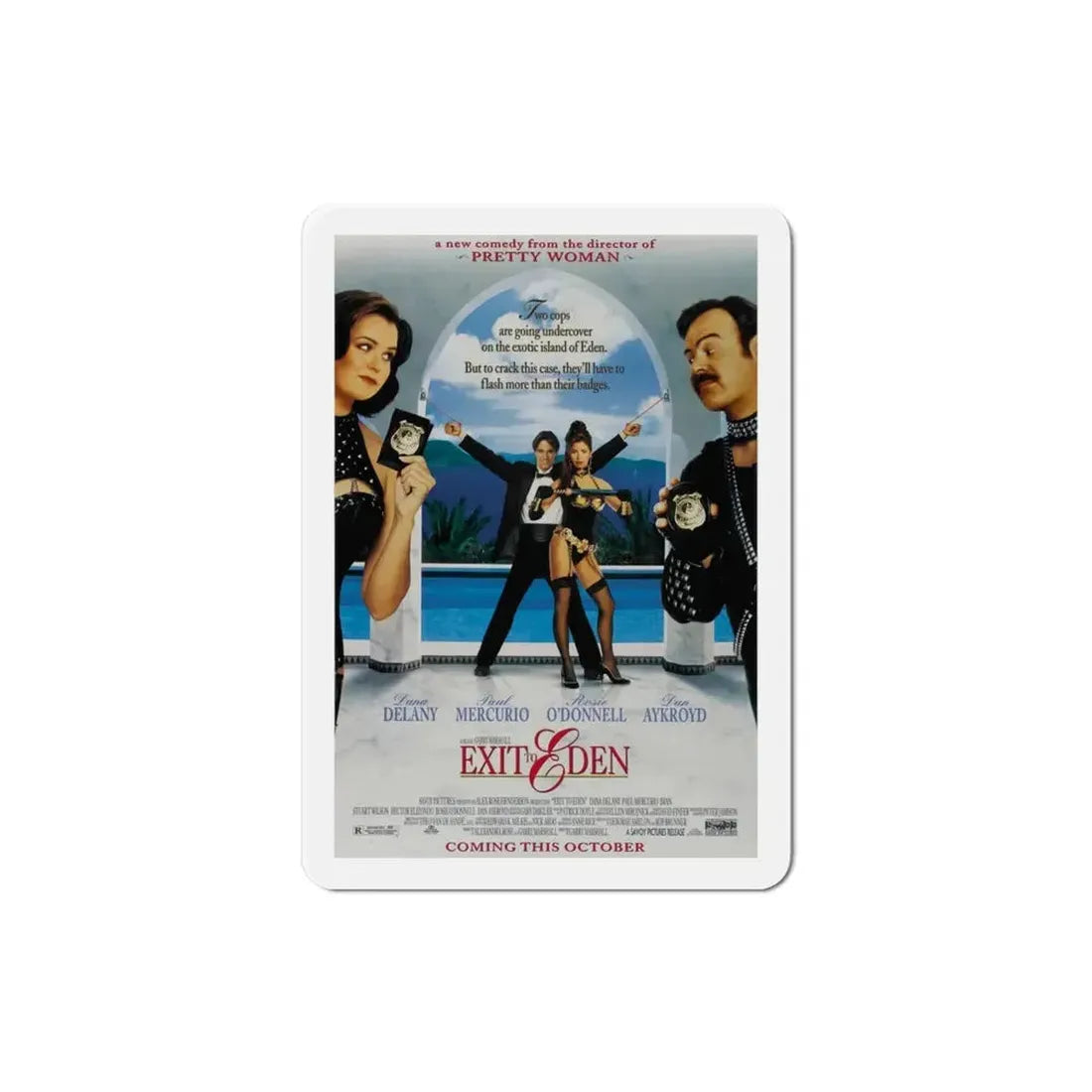 Exit To Eden 1994 Movie Poster Refrigerator Magnet - The Sticker Space