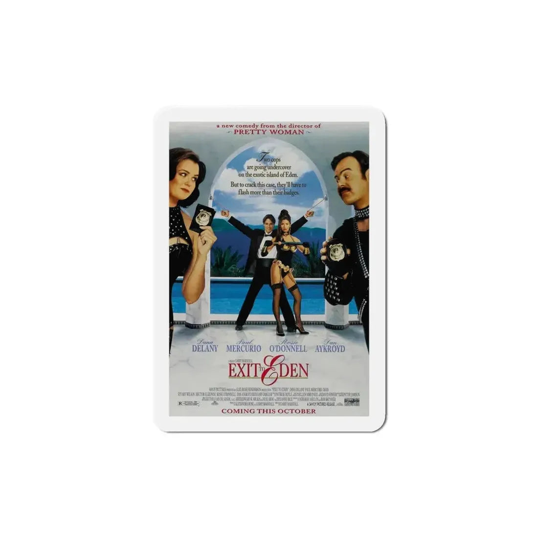 Exit To Eden 1994 Movie Poster Refrigerator Magnet - The Sticker Space