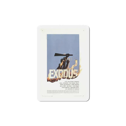 Exodus 1960 Movie Poster Refrigerator Magnet 4 Inch - The Sticker Space