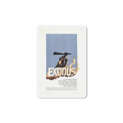 Exodus 1960 Movie Poster Refrigerator Magnet 5 Inch - The Sticker Space
