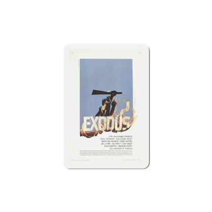 Exodus 1960 Movie Poster Refrigerator Magnet 6 Inch - The Sticker Space