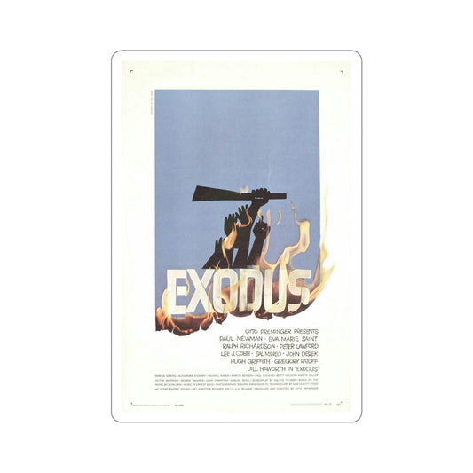 Exodus 1960 Movie Poster STICKER Vinyl Die-Cut Decal-6 Inch-The Sticker Space