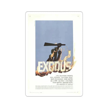 Exodus 1960 Movie Poster STICKER Vinyl Die-Cut Decal - The Sticker Space