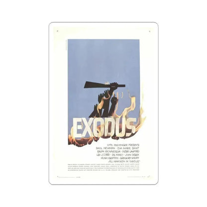 Exodus 1960 Movie Poster - STICKER Vinyl Kiss-Cut Decal 3 Inch White - The Sticker Space