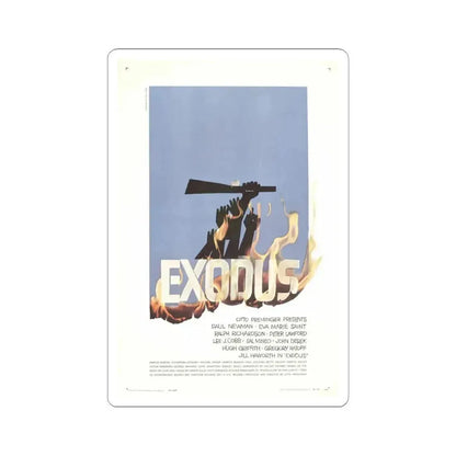 Exodus 1960 Movie Poster - STICKER Vinyl Kiss-Cut Decal 6 Inch White - The Sticker Space