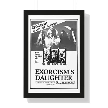 EXORCISM'S DAUGHTER 1971 - Framed Movie Poster - The Sticker Space