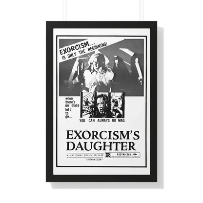 EXORCISM'S DAUGHTER 1971 - Framed Movie Poster - The Sticker Space