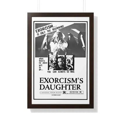 EXORCISM'S DAUGHTER 1971 - Framed Movie Poster - The Sticker Space