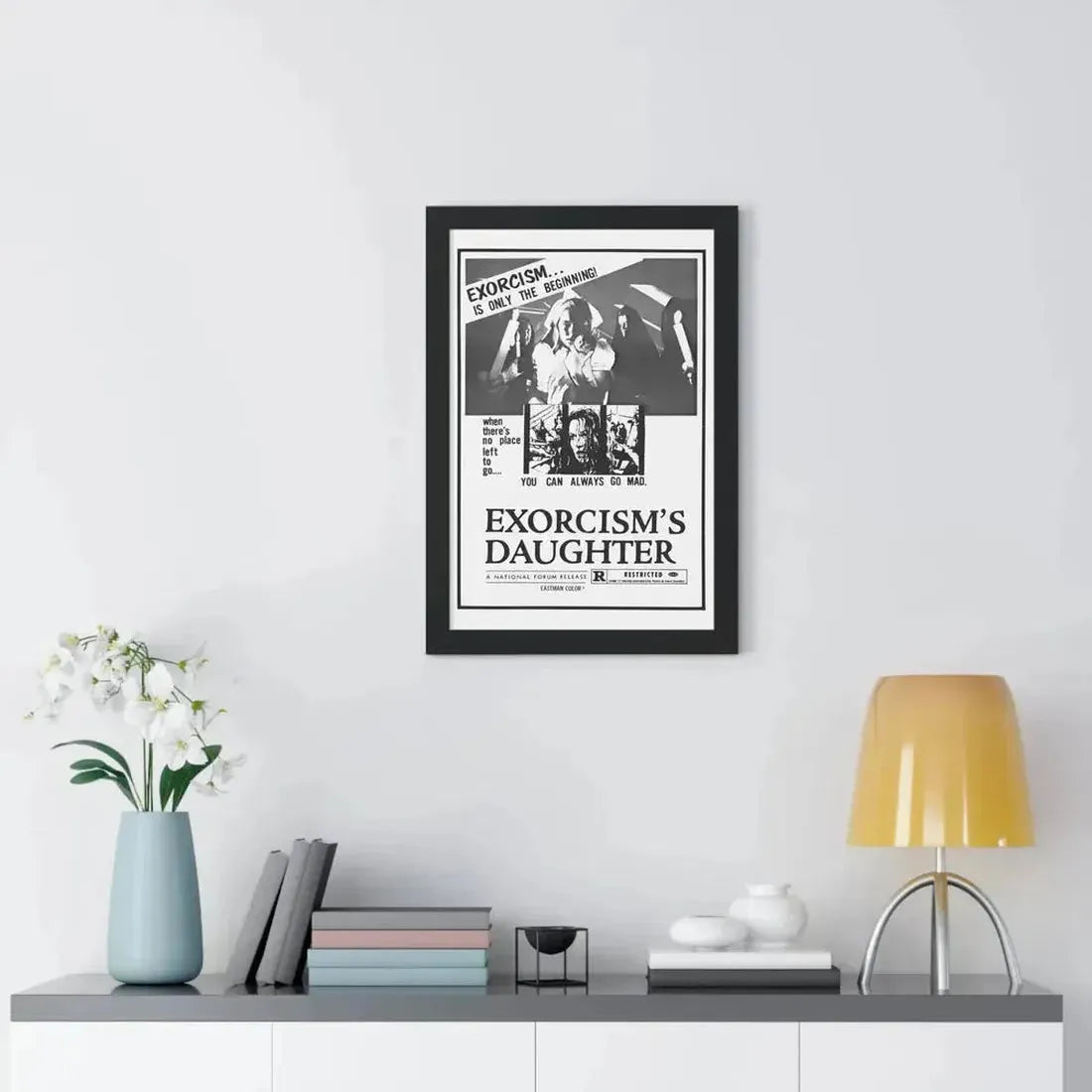EXORCISM'S DAUGHTER 1971 - Framed Movie Poster - The Sticker Space