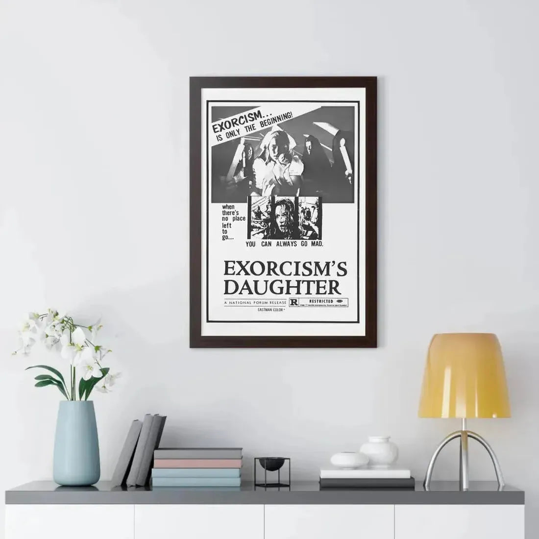 EXORCISM'S DAUGHTER 1971 - Framed Movie Poster - The Sticker Space