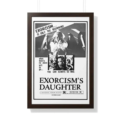 EXORCISM'S DAUGHTER 1971 - Framed Movie Poster - The Sticker Space