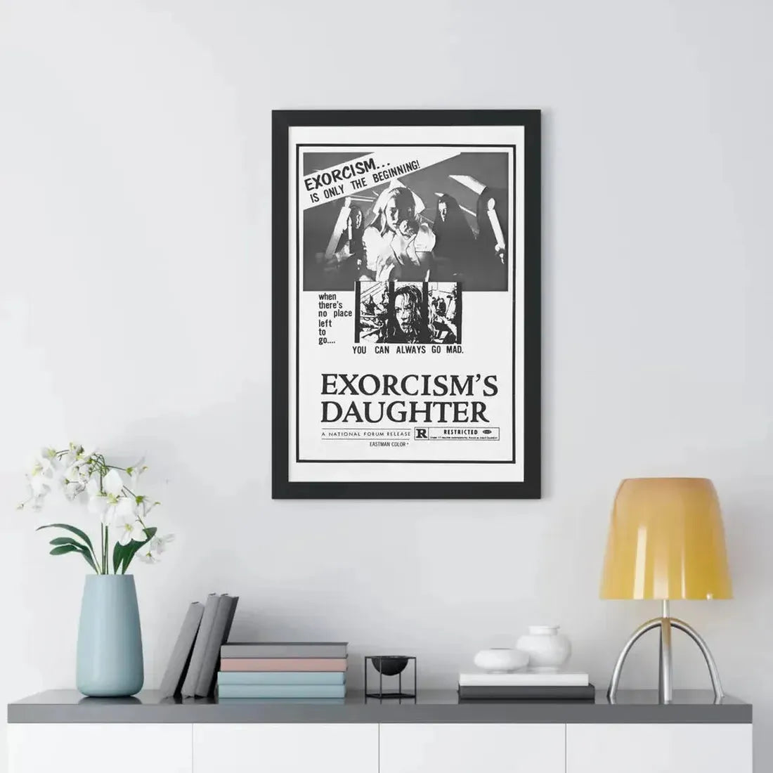 EXORCISM'S DAUGHTER 1971 - Framed Movie Poster - The Sticker Space