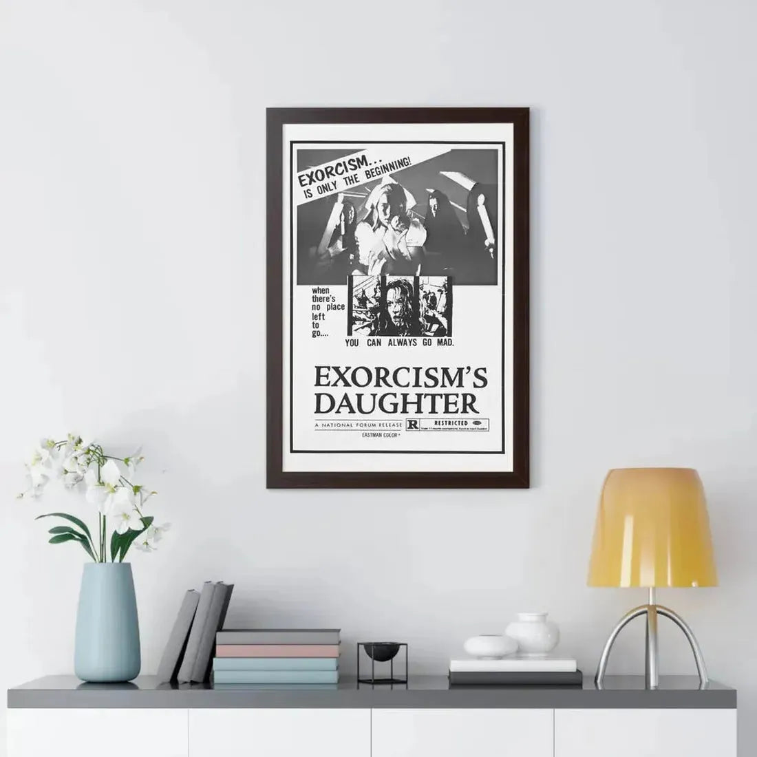 EXORCISM'S DAUGHTER 1971 - Framed Movie Poster - The Sticker Space