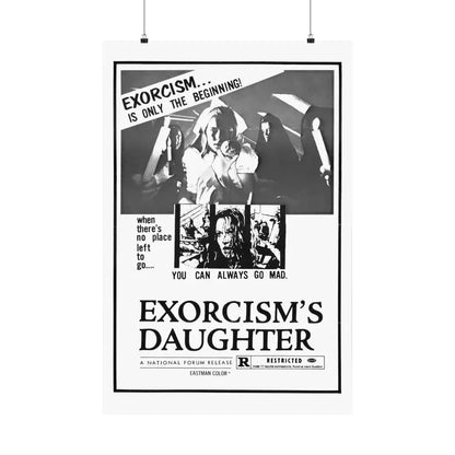 EXORCISM'S DAUGHTER 1971 - Paper Movie Poster 24″ x 36″ Matte - The Sticker Space