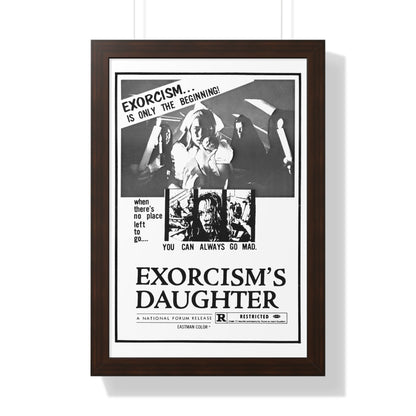 EXORCISM'S DAUGHTER 1971 - Framed Movie Poster-16″ x 24″-The Sticker Space