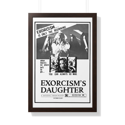 EXORCISM'S DAUGHTER 1971 - Framed Movie Poster-20" x 30"-The Sticker Space