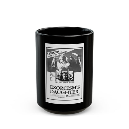 EXORCISM'S DAUGHTER 1971 Movie Poster - Black Coffee Mug-15oz-The Sticker Space