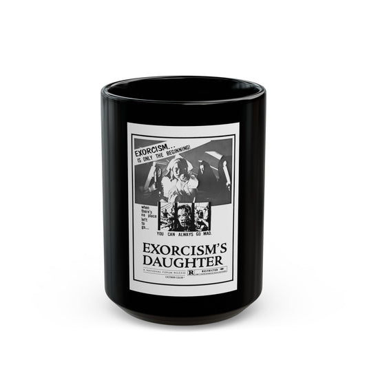 EXORCISM'S DAUGHTER 1971 Movie Poster - Black Coffee Mug-15oz-The Sticker Space