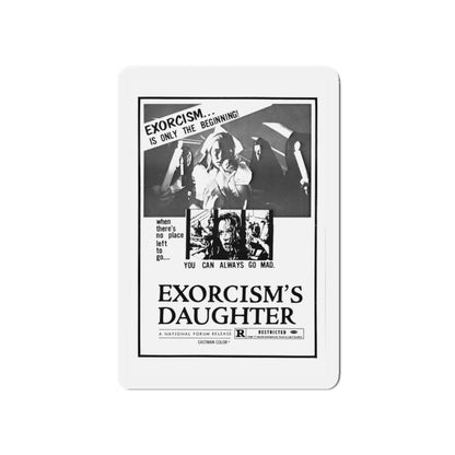 EXORCISM'S DAUGHTER 1971 Movie Poster - Die-Cut Magnet-5" x 5"-The Sticker Space