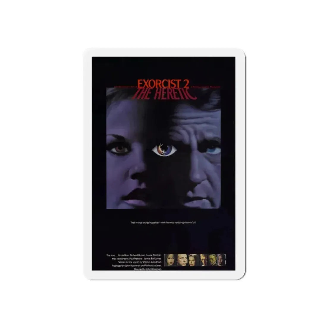 EXORCIST II 1977 Movie Poster - Refrigerator Magnet 5 Inch - The Sticker Space