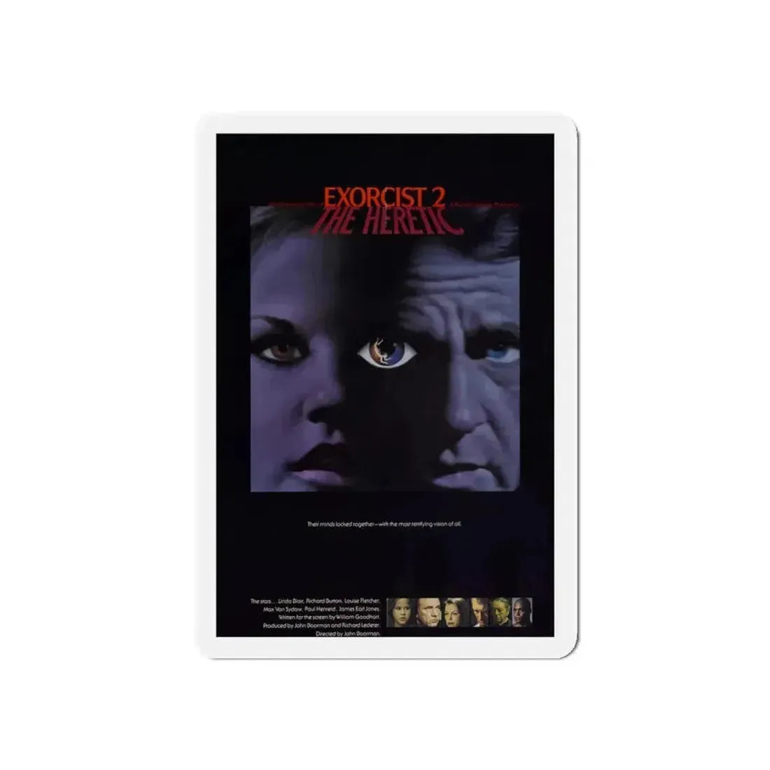 EXORCIST II 1977 Movie Poster - Refrigerator Magnet - The Sticker Space
