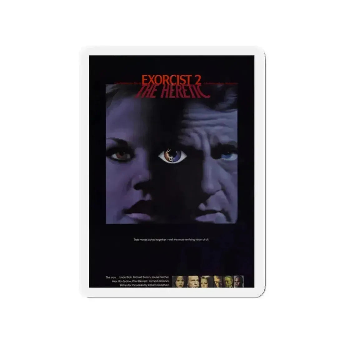 EXORCIST II 1977 Movie Poster - Refrigerator Magnet - The Sticker Space