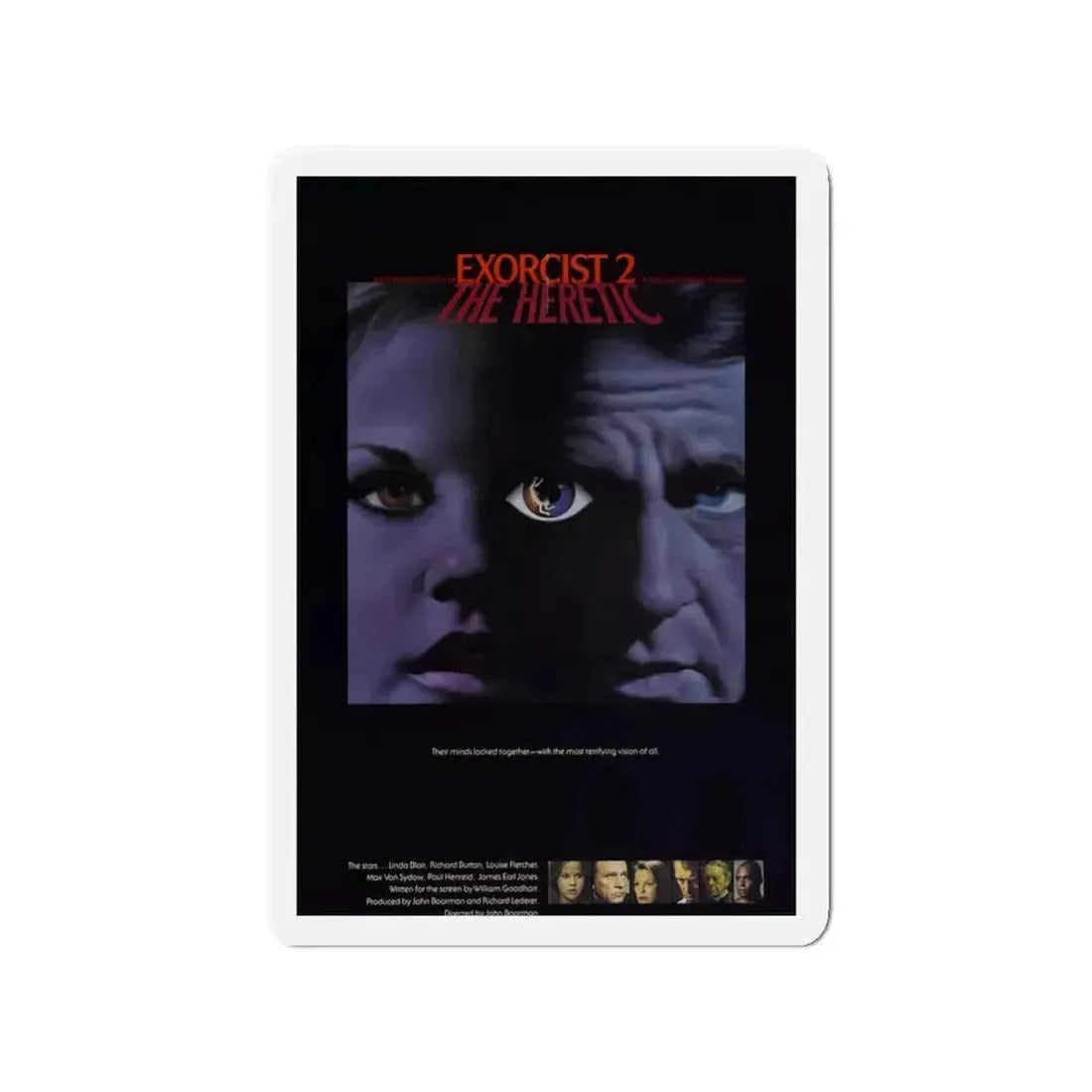 EXORCIST II 1977 Movie Poster - Refrigerator Magnet - The Sticker Space