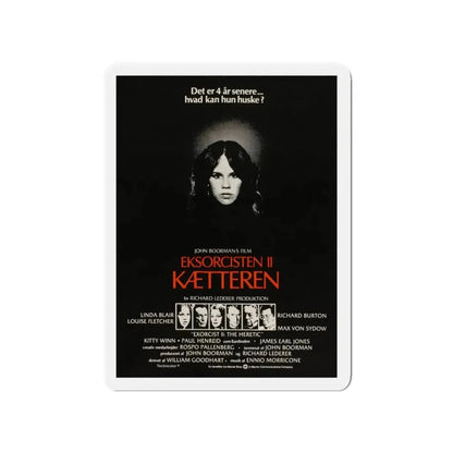 EXORCIST II (DANISH) 1977 Movie Poster - Refrigerator Magnet 4 Inch - The Sticker Space