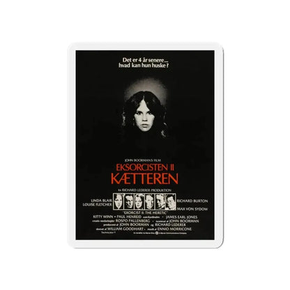 EXORCIST II (DANISH) 1977 Movie Poster - Refrigerator Magnet 5 Inch - The Sticker Space