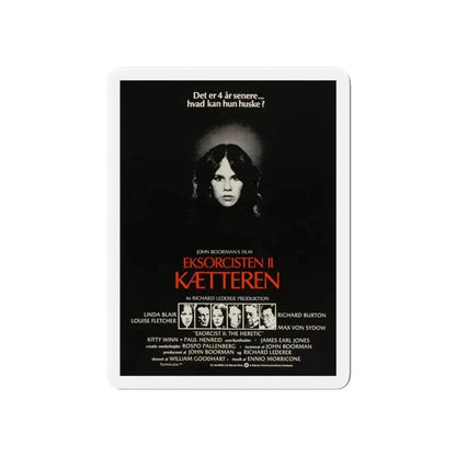EXORCIST II (DANISH) 1977 Movie Poster - Refrigerator Magnet 6 Inch - The Sticker Space