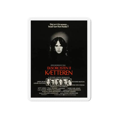 EXORCIST II (DANISH) 1977 Movie Poster - Refrigerator Magnet - The Sticker Space