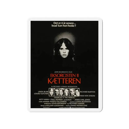 EXORCIST II (DANISH) 1977 Movie Poster - Refrigerator Magnet - The Sticker Space