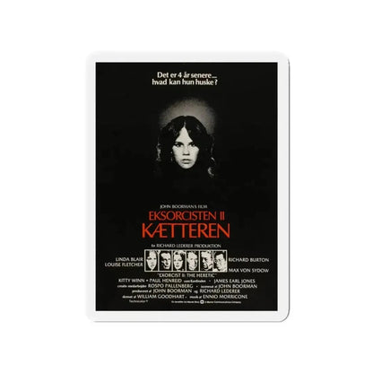 EXORCIST II (DANISH) 1977 Movie Poster - Refrigerator Magnet - The Sticker Space